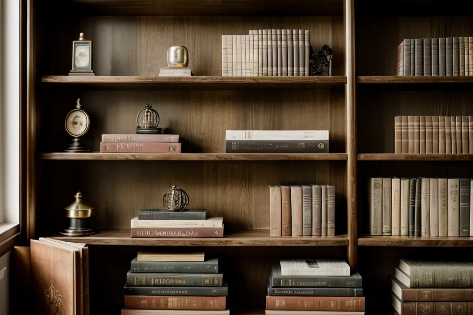 Bücherregal in einer Dresden-Neustadt-Wohnung als Sinnbild für das RaGarve Bewusstseins-Archiv