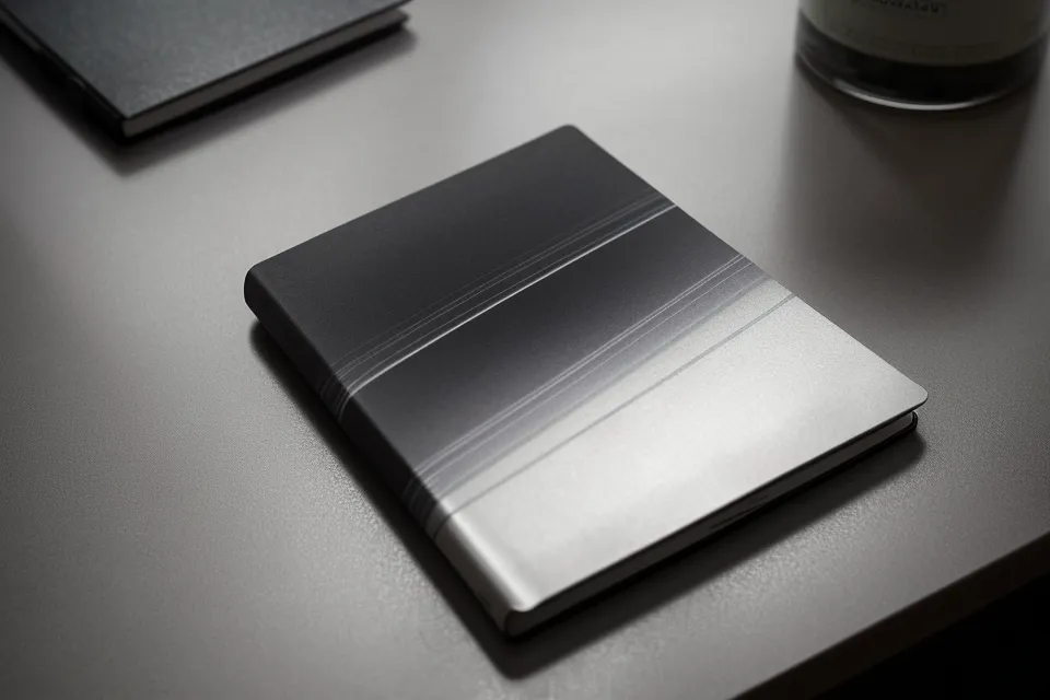 Handschriftliche Notizbuch-Seite mit Tintenstrich neben dem Smartphone-Display beim RaGarve-Kurstest