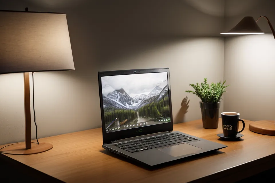 Ein Laptop zeigt ein Kursvideo mit einer Laufzeit von knapp sieben Minuten.